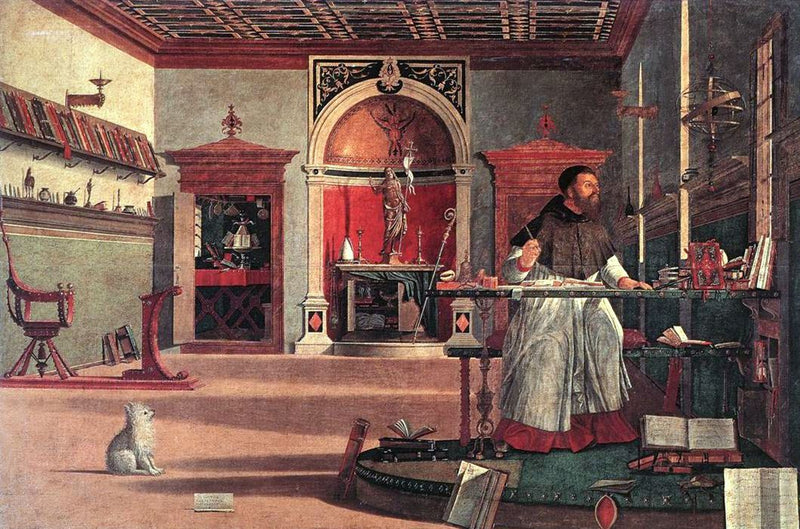 Die Vision des heiligen Augustinus - Vittore Carpaccio