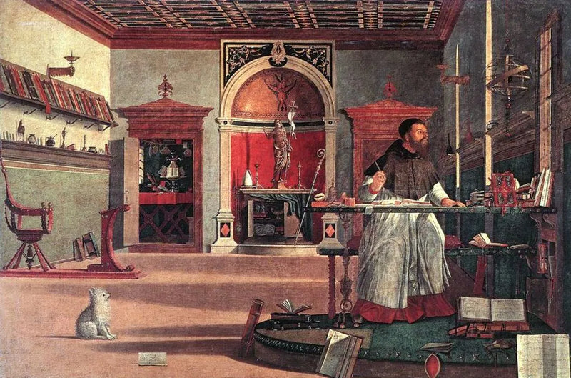 Die Vision des heiligen Augustinus - Vittore Carpaccio