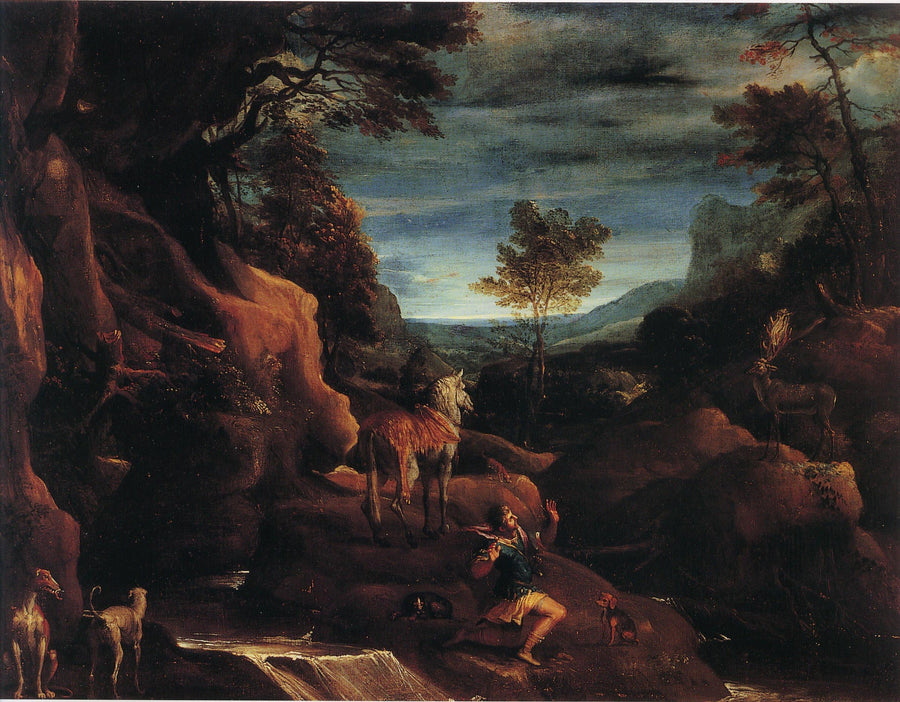 Die Vision des heiligen Eustachius - Annibale Carracci