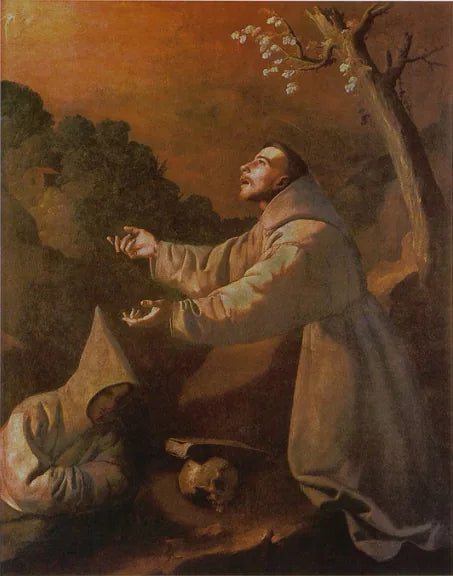 Die Vision des heiligen Franziskus - Francisco de Zurbarán