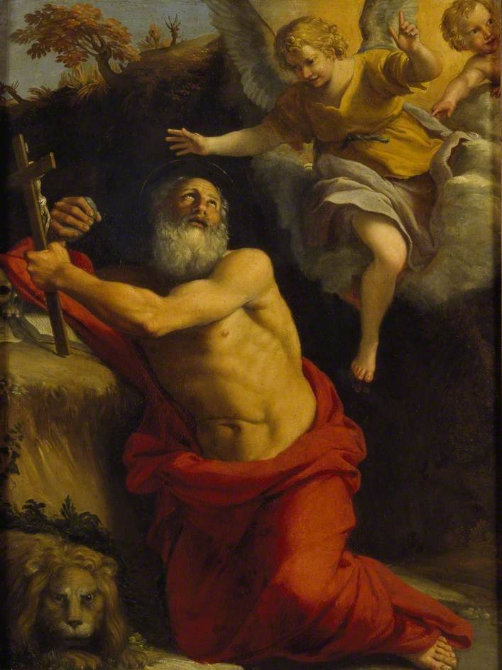Die Vision des heiligen Hieronymus - Domenichino