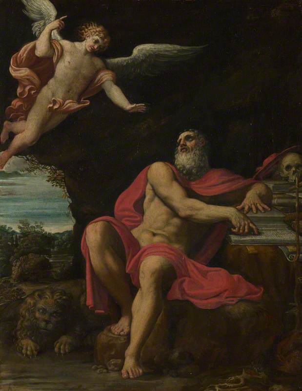 Die Vision des heiligen Hieronymus - Domenichino