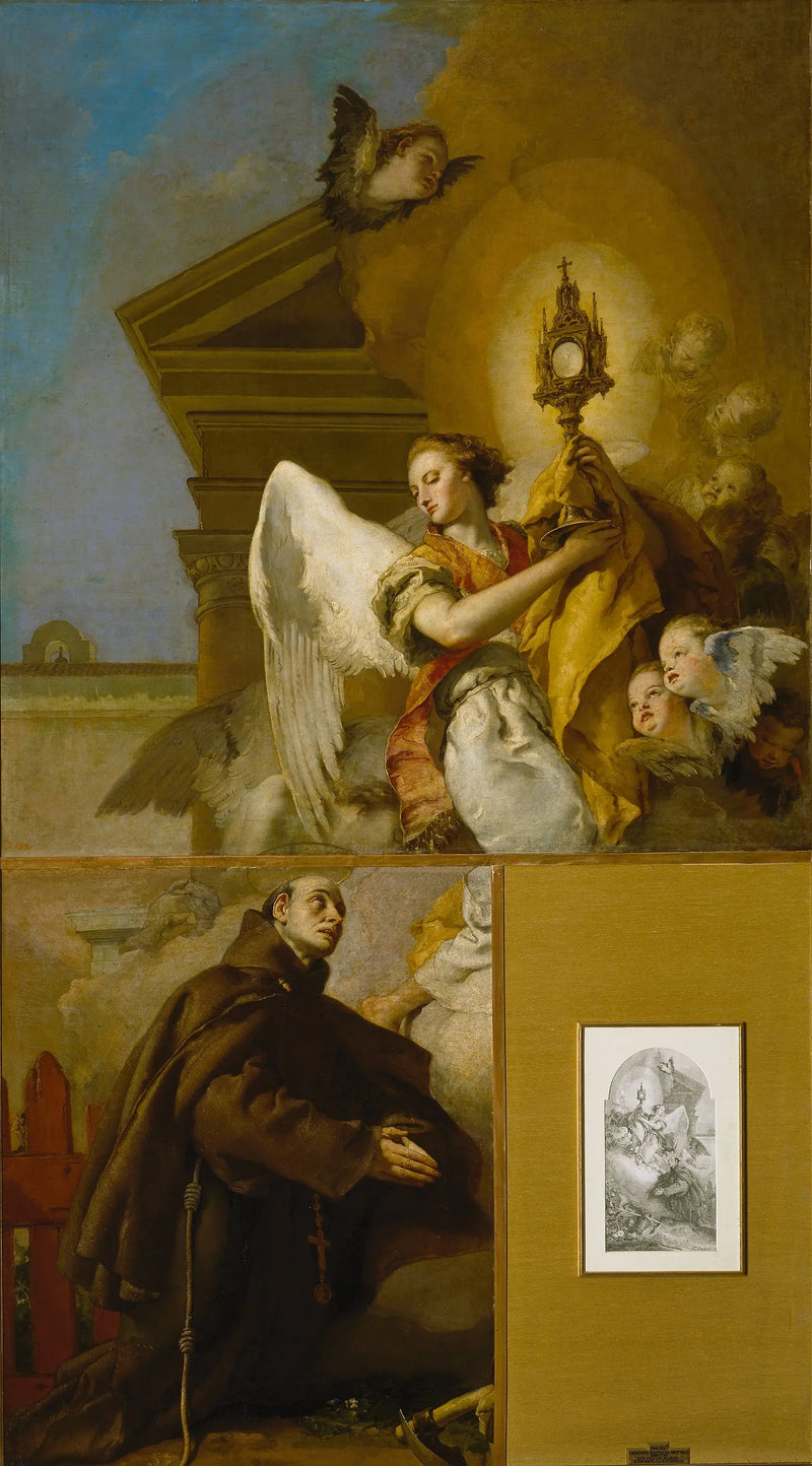 Die Vision des heiligen Pascal Baylon - Giovanni Battista Tiepolo