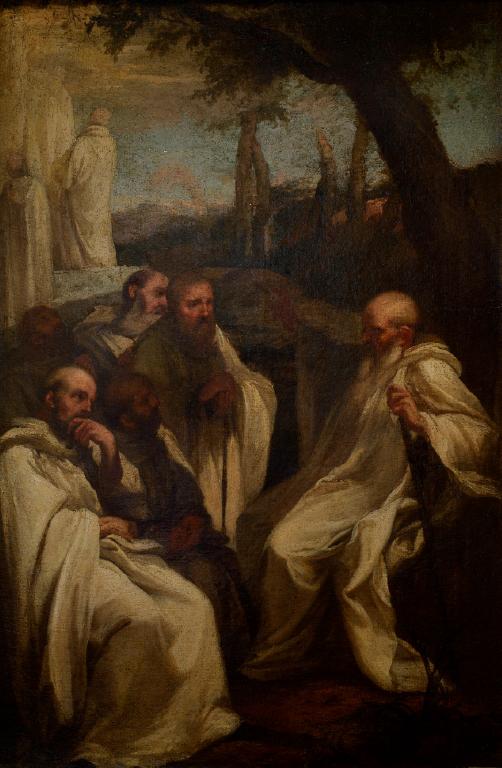 Die Vision des heiligen Romuald - Andrea Sacchi