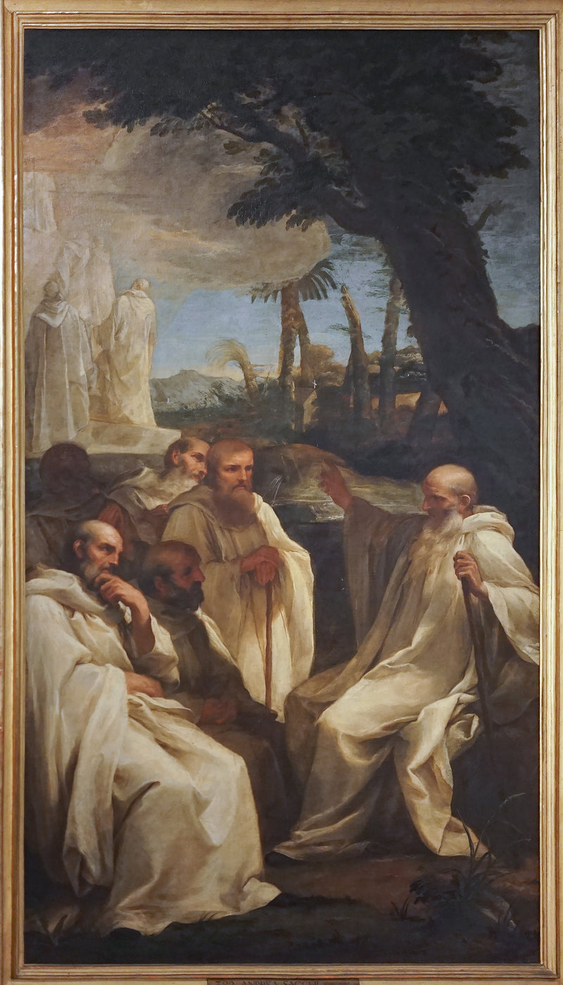 Die Vision des heiligen Romuald - Andrea Sacchi