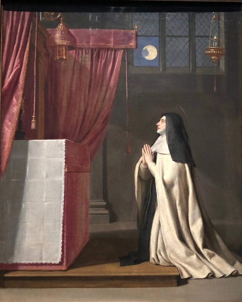 Die Vision der heiligen Julienne von Cornillon - Philippe de Champaigne