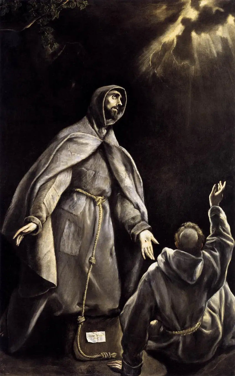 Die Vision der brennenden Fackel des heiligen Franziskus - El Greco