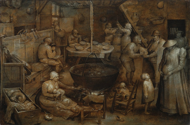 La visite chez le fermier locataire - Jan Brueghel l'Ancien