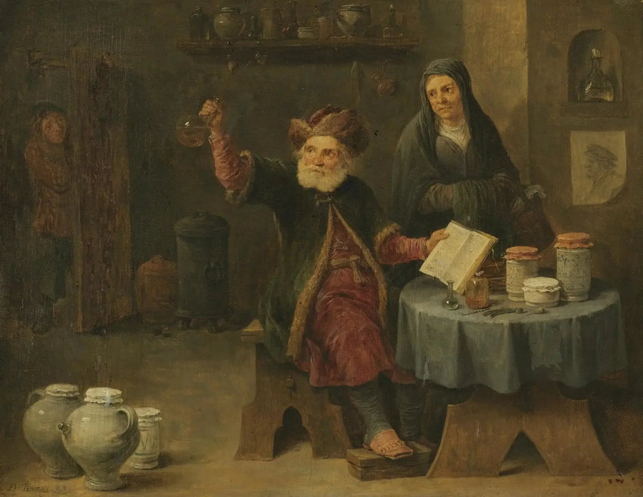 Der Besuch beim Arzt - David Teniers der Jüngere