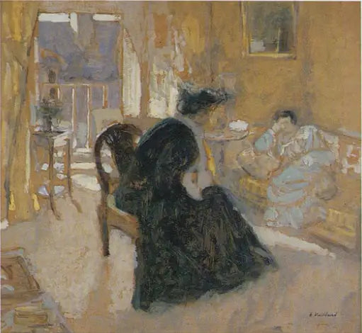 Der Besuch bei Madame Hessel - Édouard Vuillard
