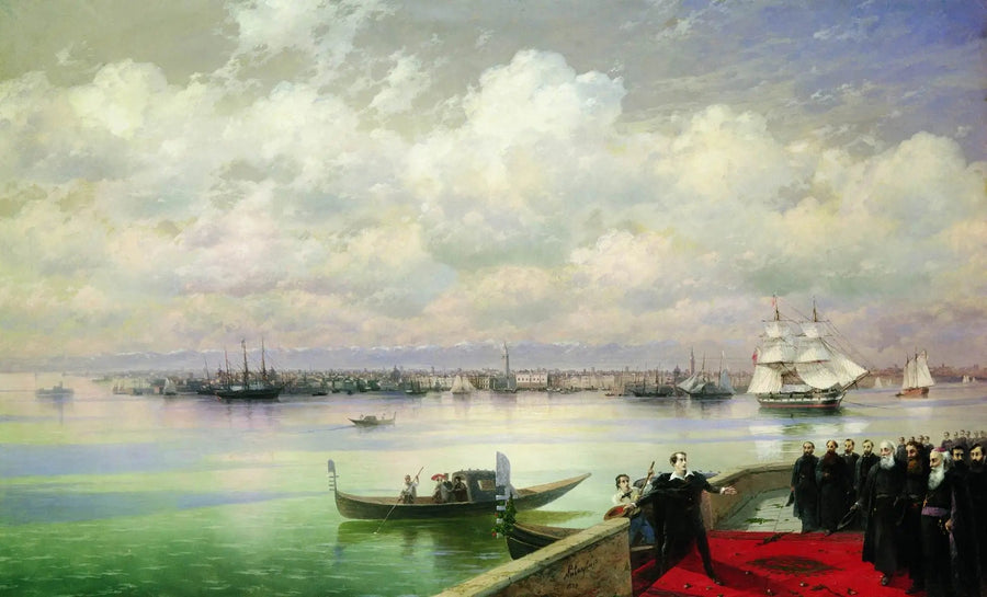 Byron Besuch bei den Mekhitaristen in San Lazzaro - Ivan Aïvazovski