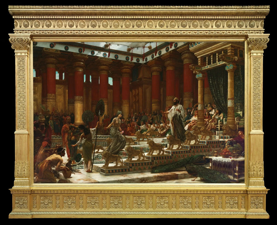 Die Besuch der Königin von Saba beim König Salomo - Edward Poynter