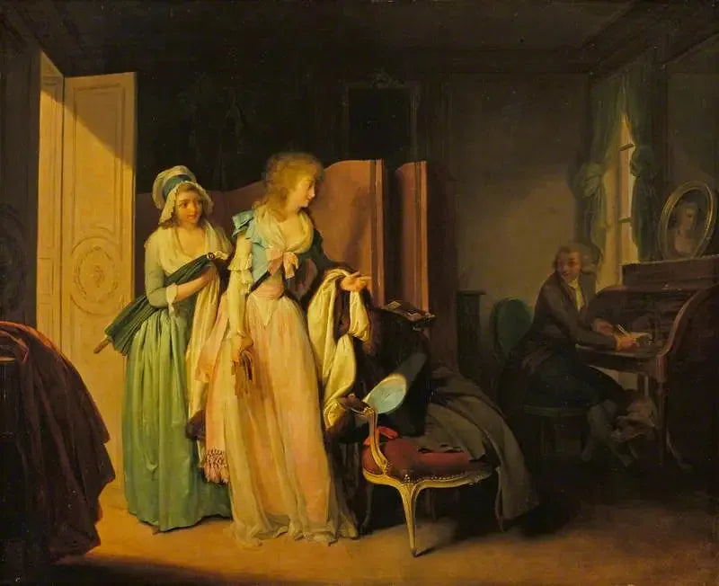 La Besuch Erledigt - Louis-Léopold Boilly