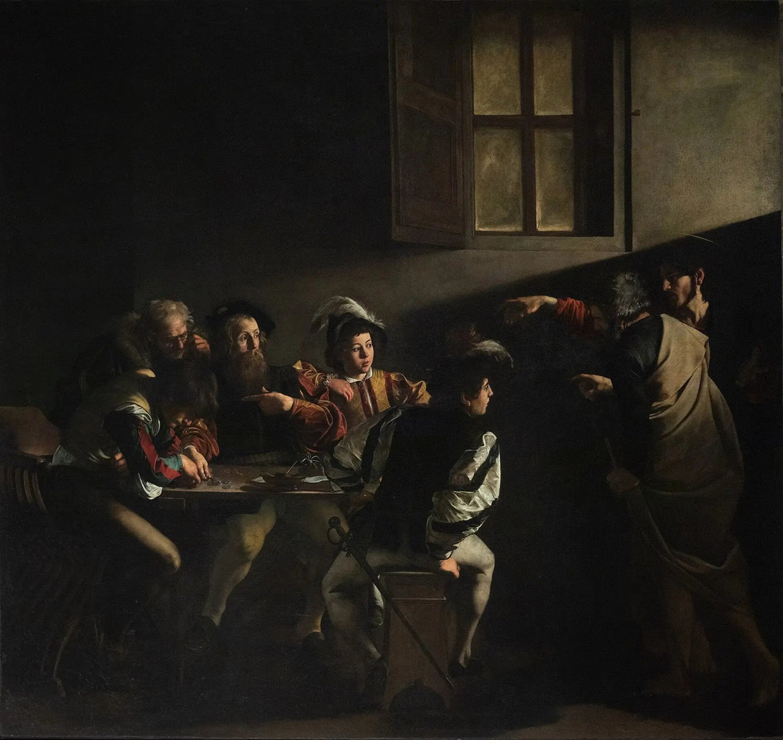 Die Berufung des Heiligen Matthäus - Caravaggio
