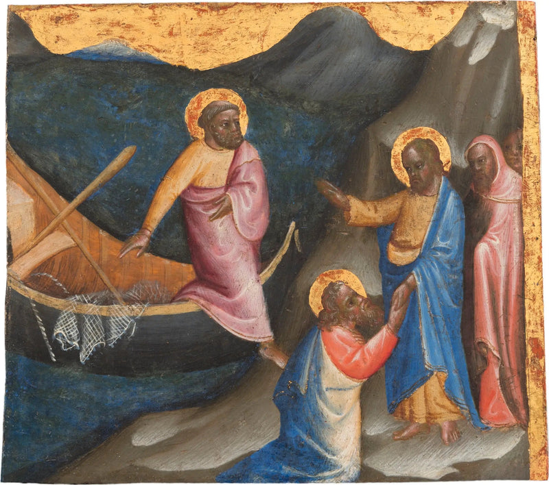 Die Berufung der Heiligen Petrus und Andreas - Gentile da Fabriano