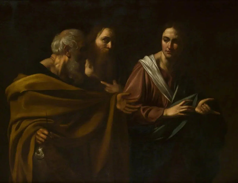 Die Berufung der Heiligen Petrus und Andreas - Caravaggio