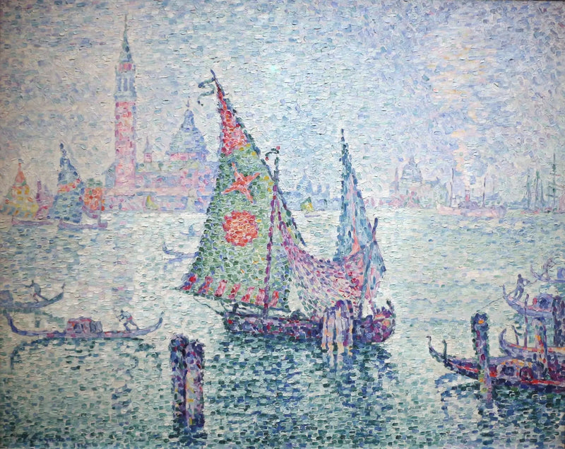 Die grüne Segel - Paul Signac