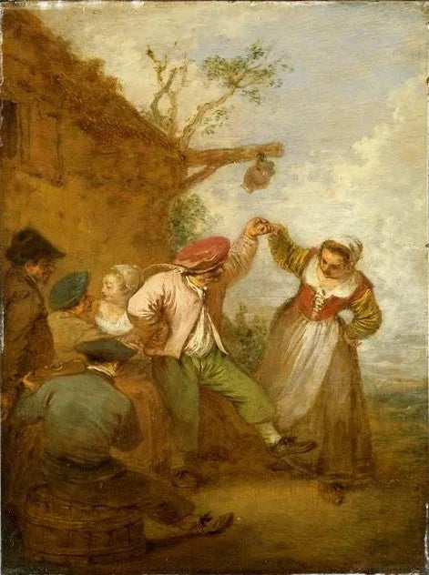 Die Wahre Fröhlichkeit - Antoine Watteau