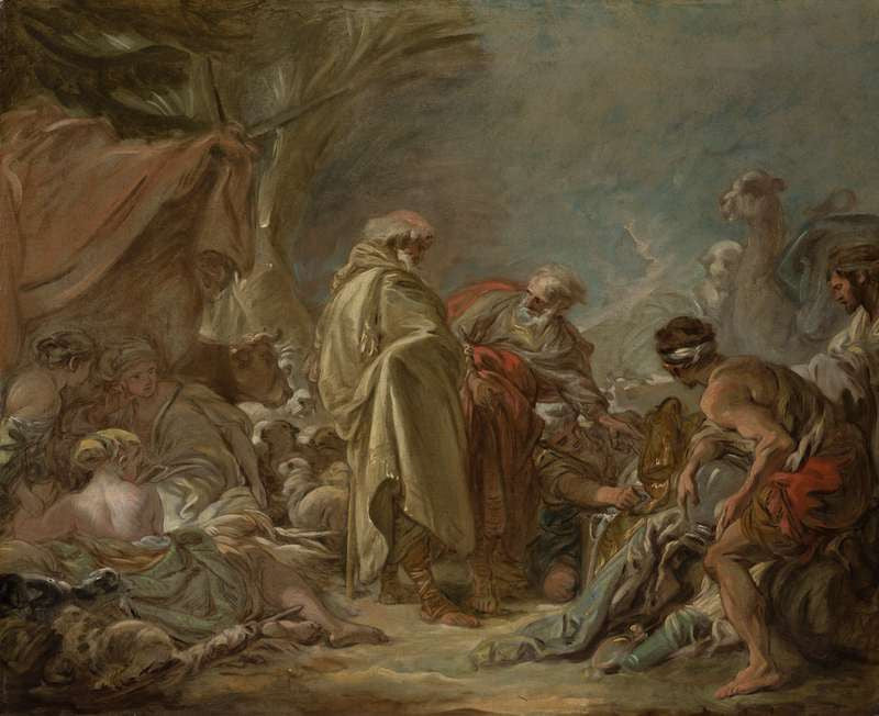 Laban auf der Suche nach seinen Idolen - François Boucher