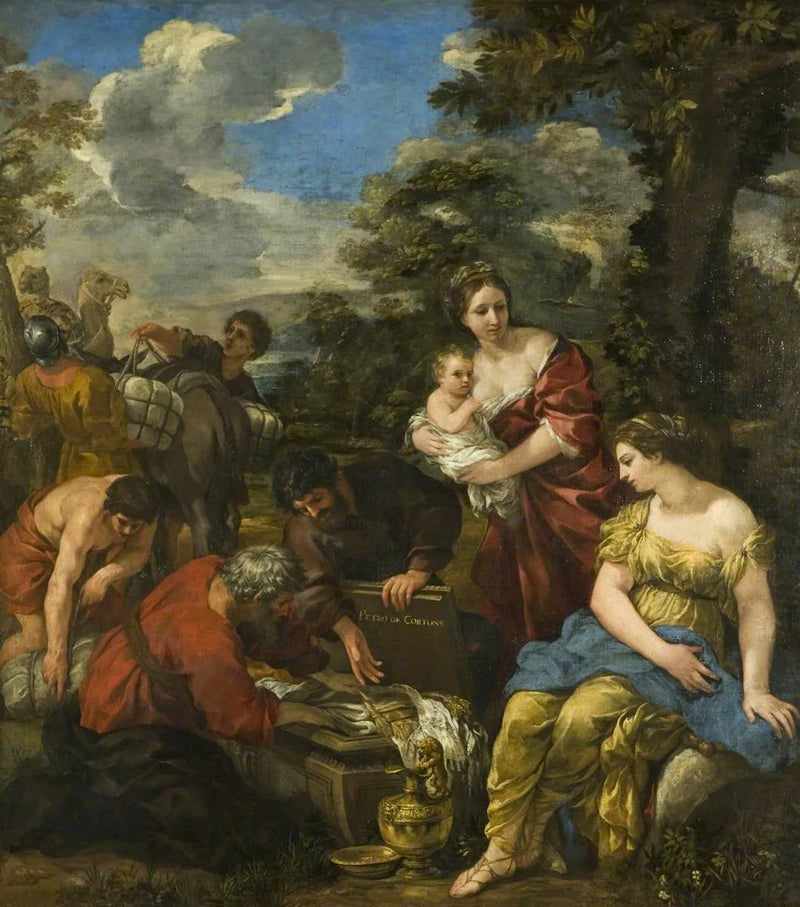 Laban auf der Suche nach seinen Idolen - Pietro da Cortona