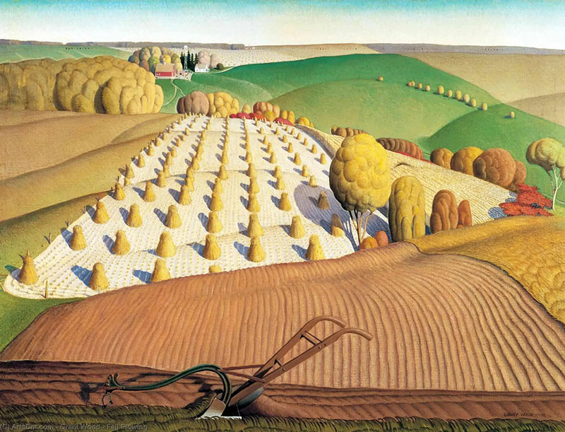 Herbstarbeit - Grant Wood