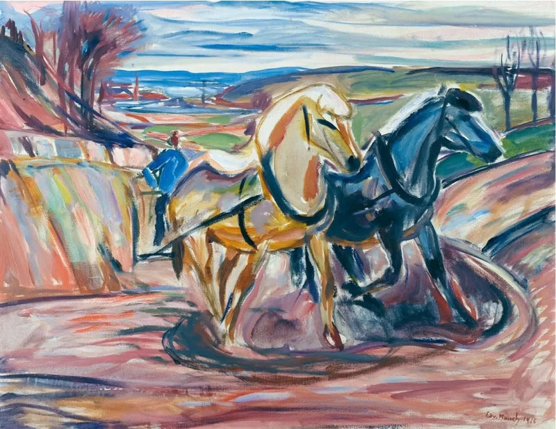 Frühjahrsacker - Edvard Munch