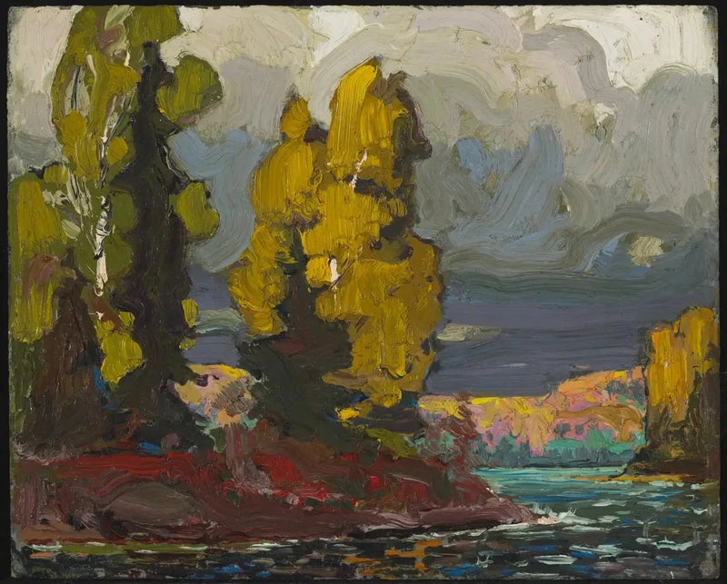 See u. Teich mit Pappeln - Tom Thomson