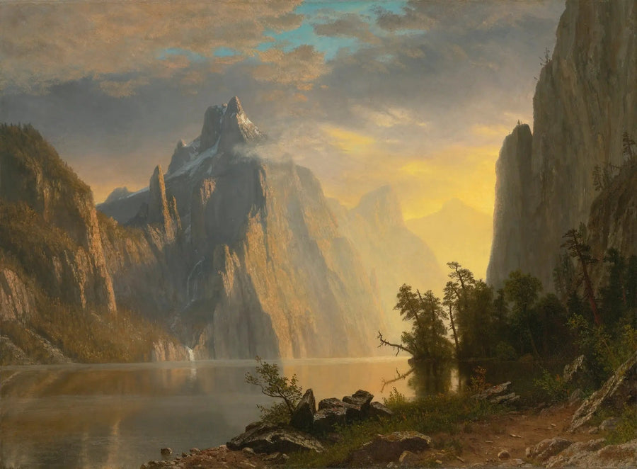 See in der Sierra Nevada - Albert Bierstadt