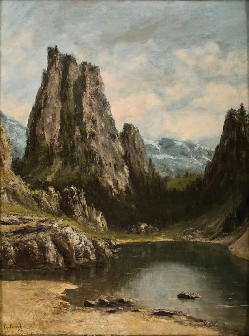 See in den Bergen - Gustave Courbet