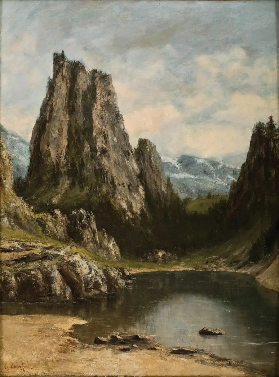See in den Bergen - Gustave Courbet