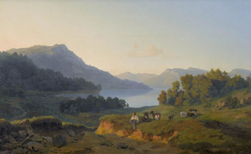 Bergsee - Arnold Böcklin