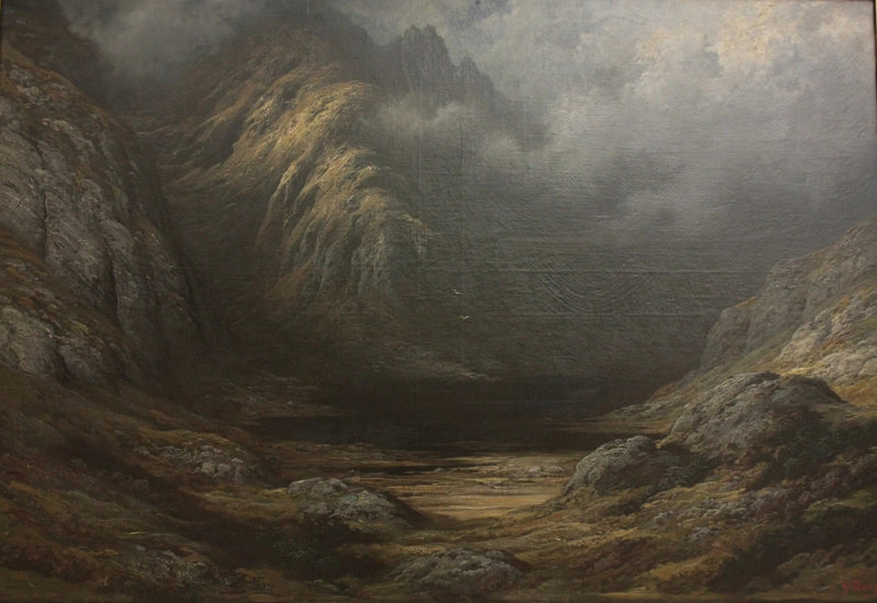 See in Schottland nach dem Sturm - Gustave Doré