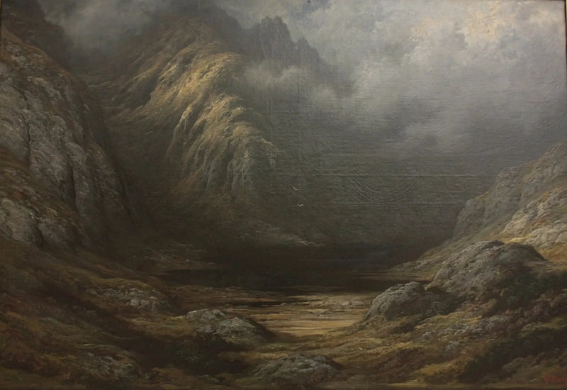 See in Schottland nach dem Sturm - Gustave Doré