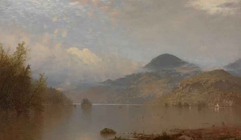 Lac George, Montagne Noire - John Frederick Kensett image 1 reproduction d’œuvre d’art à l’huile