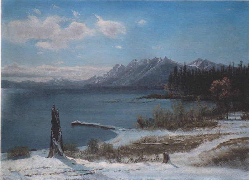 Lac Tahoe im Winter - Albert Bierstadt
