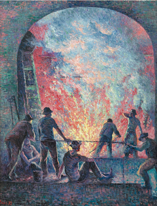 Die Stahlwerk - Maximilien Luce