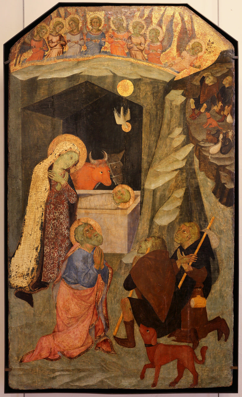 Die Anbetung der Hirten - Bartolo di Fredi