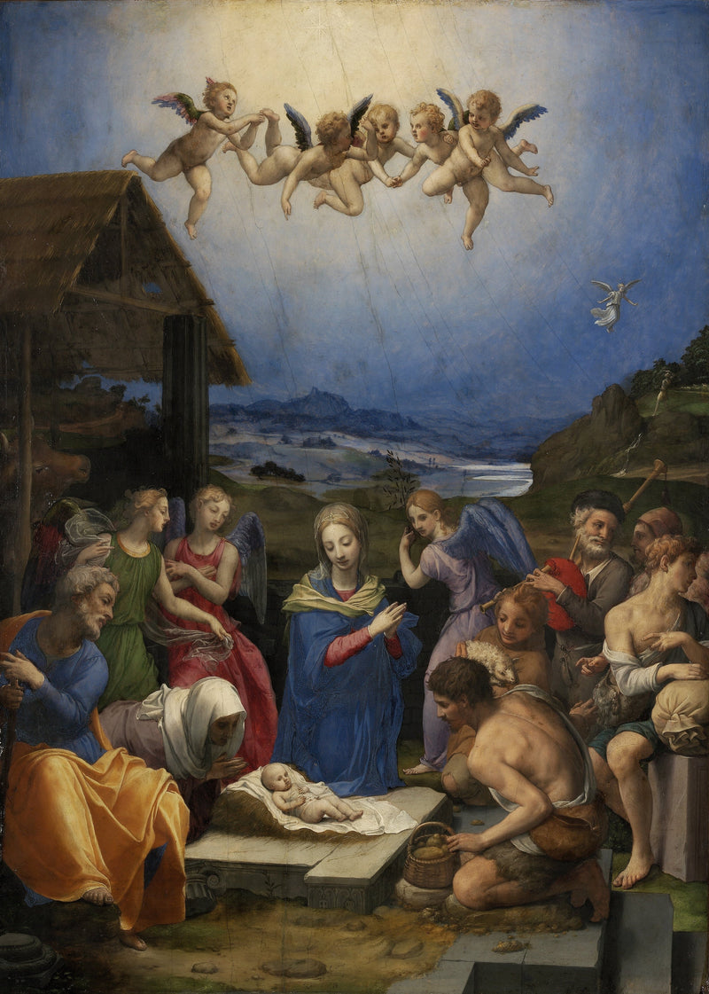 Die Anbetung der Hirten - Bronzino