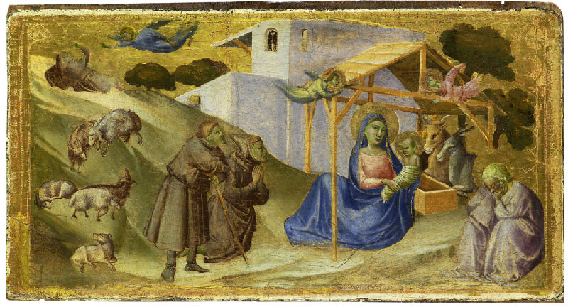 Die Anbetung der Hirten - Taddeo Gaddi