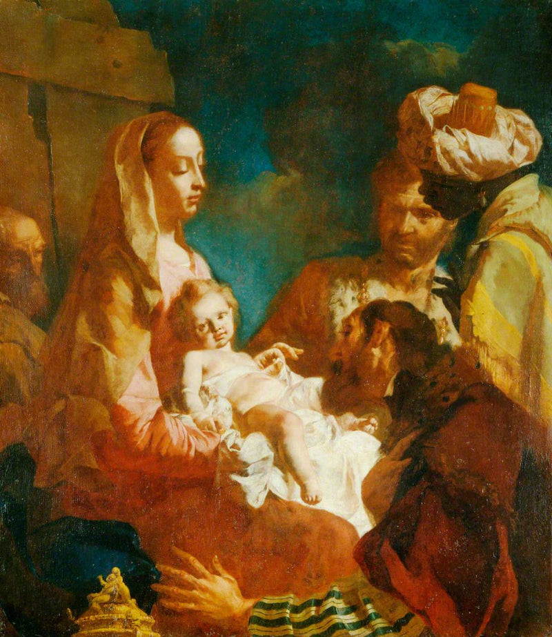 Anbetung der Heiligen Drei Könige - Giovanni Battista Piazzetta