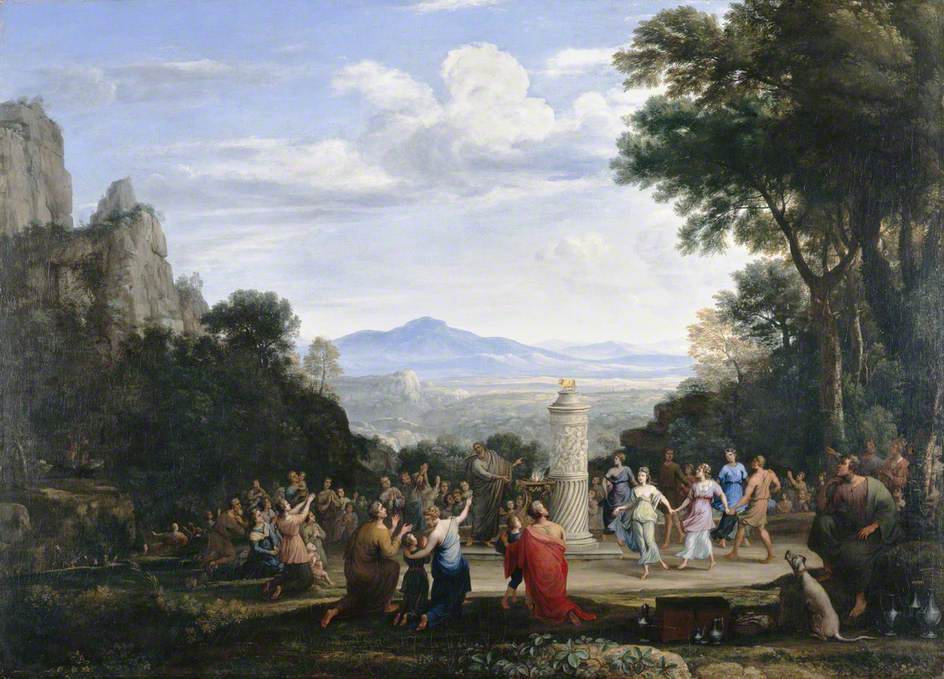 Anbetung des goldenen Kalbes - Claude Lorrain