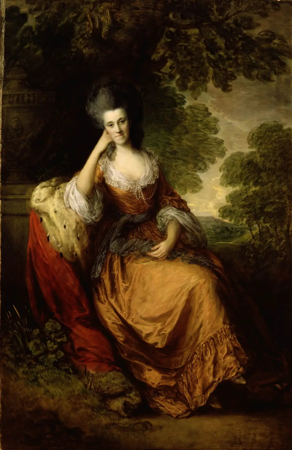 Lady Anne Hamilton - Thomas Gainsborough image 1 tableau peint à l’huile sur toile