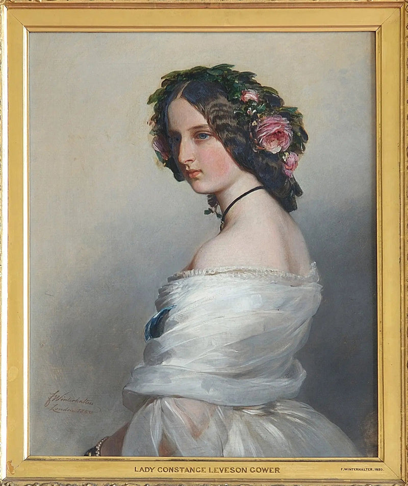Lady Constance Leveson-Gower (1834-1880), zukünftige Herzogin de Westminster - Franz Xaver Winterhalter