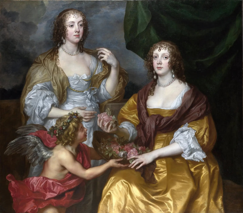 Lady Elizabeth Thimbelby und ihre Schwester - Antoine van Dyck
