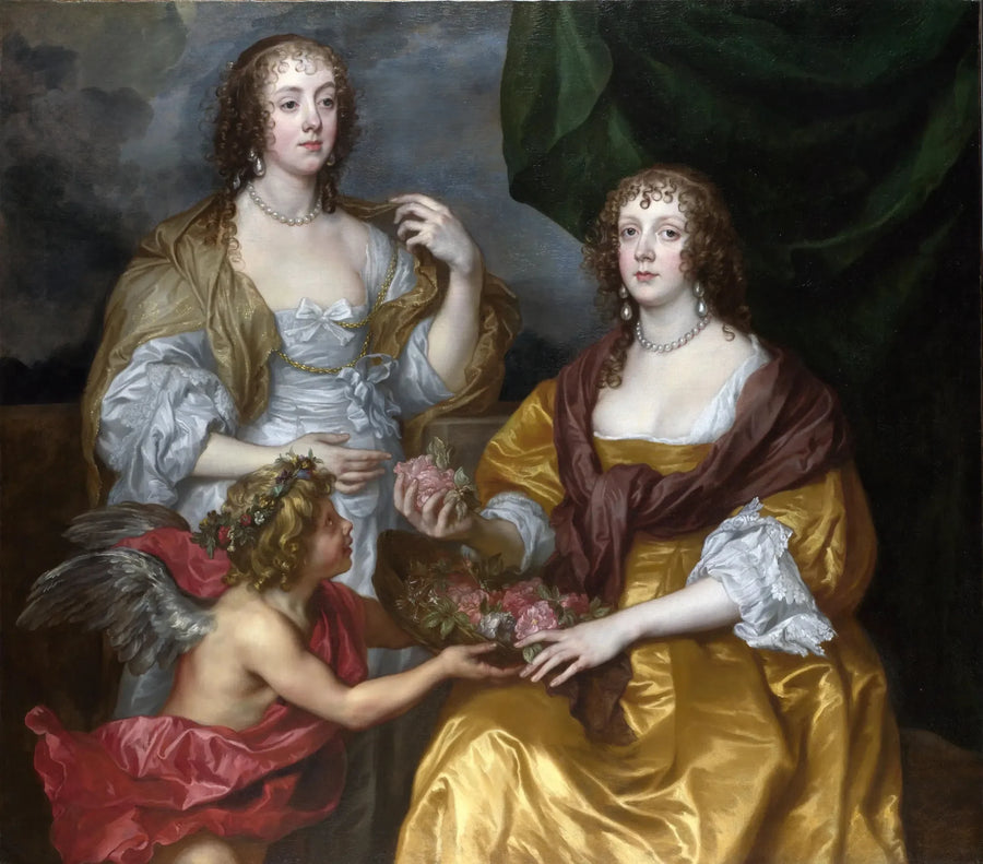 Lady Elizabeth Thimbelby und ihre Schwester - Antoine van Dyck