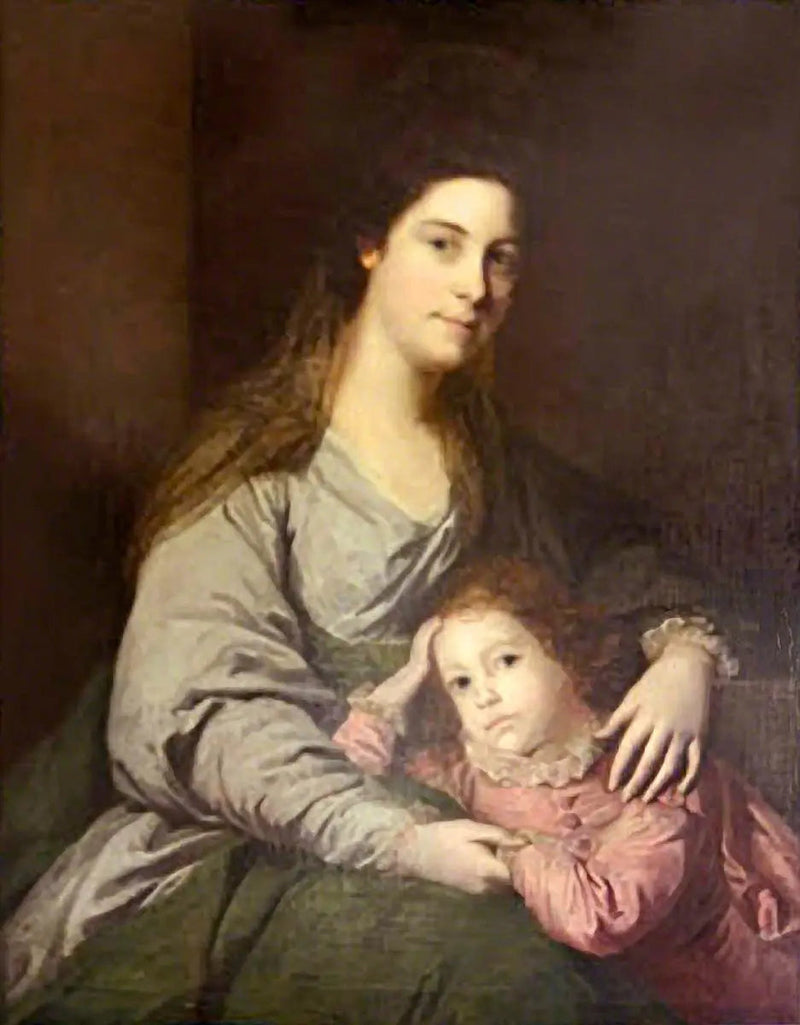 Lady Lepell Phipps (1723–1780) und ihr Sohn, Charles (?) (1753–1786) - Joshua Reynolds