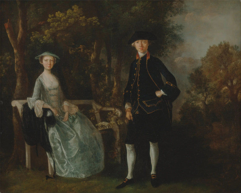 Lady Lloyd und ihr Sohn, Richard Savage Lloyd, von Hintlesham Hall, Suffolk - Thomas Gainsborough