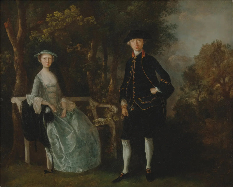 Lady Lloyd und ihr Sohn, Richard Savage Lloyd, von Hintlesham Hall, Suffolk - Thomas Gainsborough