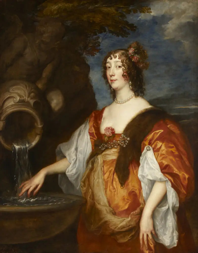 Lady Lucy Percy, Gräfin von Carlisle (ca. 1600 - 1660) - Antoine van Dyck