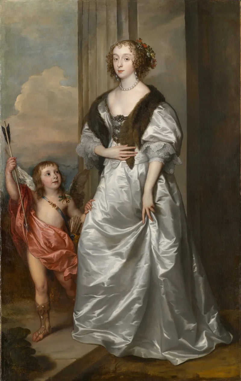 Lady Mary Villiers, zukünftige Herzogin von Richmond und Lennox, mit Charles Hamilton, Lord Arran - Antoine van Dyck